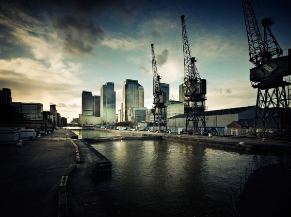 Photograph Julian Calverley Canary Wharf on One Eyeland